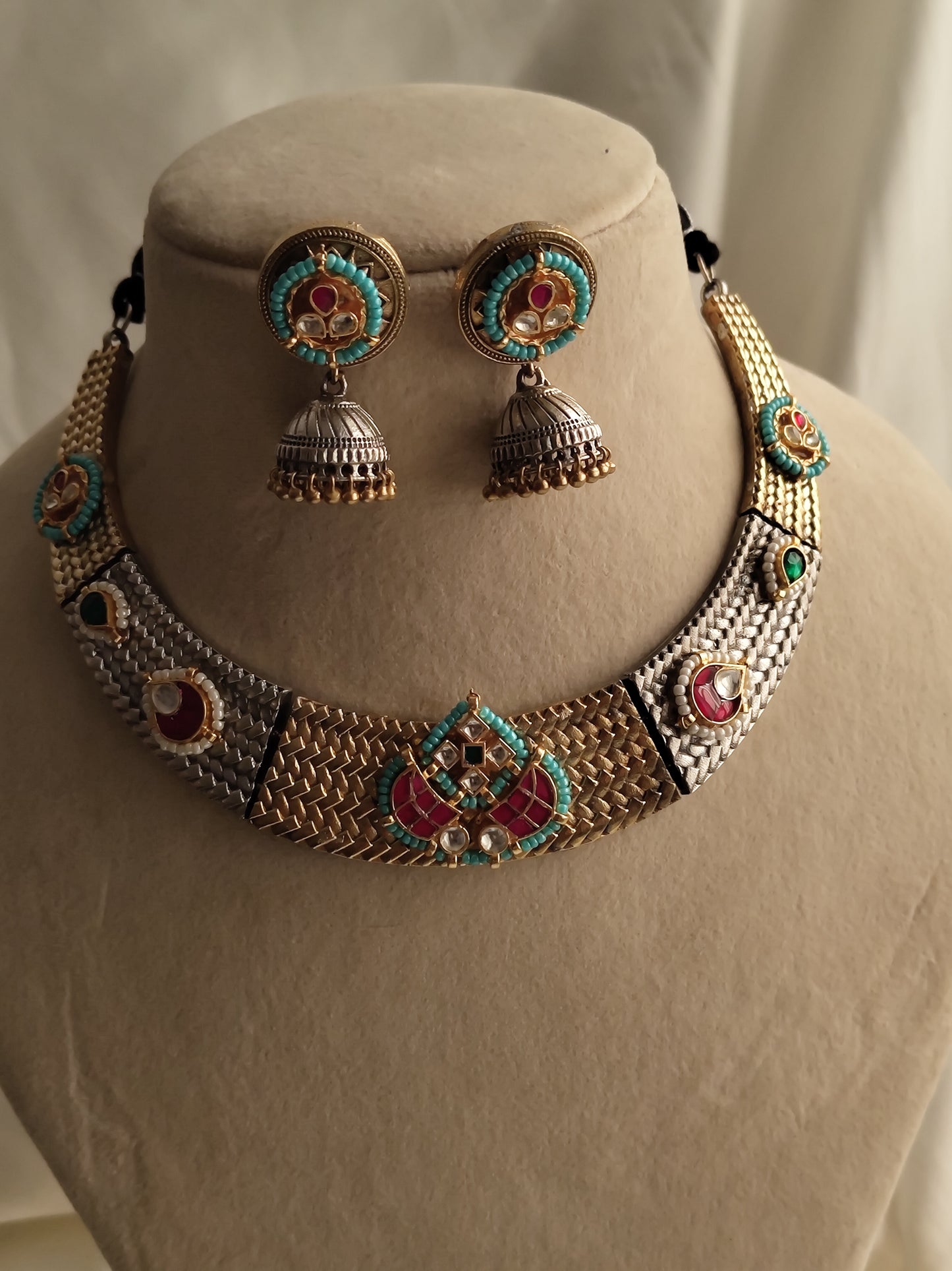Ziya fusion necklace set