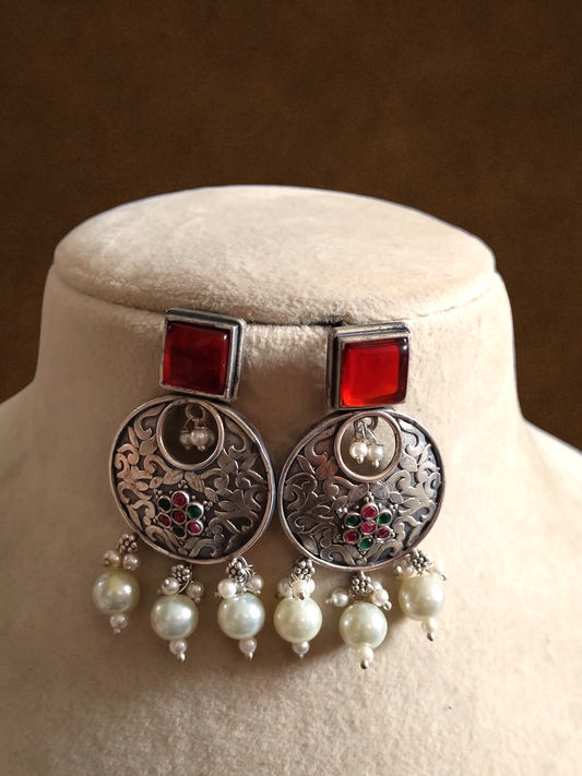 Mrithula chandbali earrings