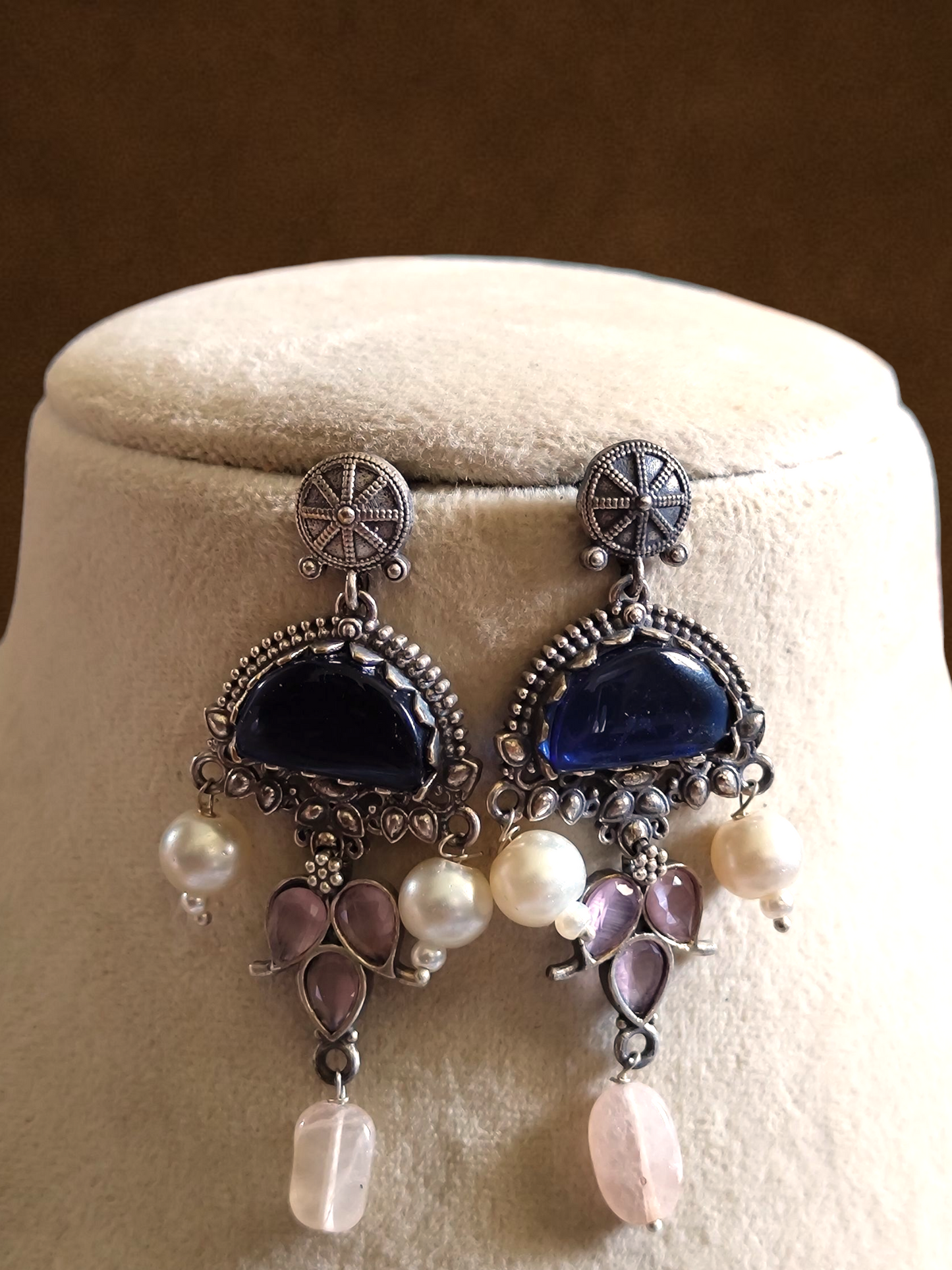 Zara stone danglers