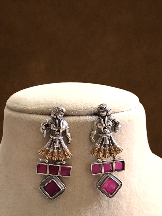 Veena statement earrings