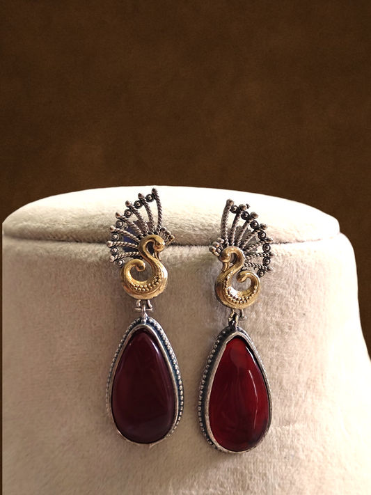 Hamsa dual tone danglers