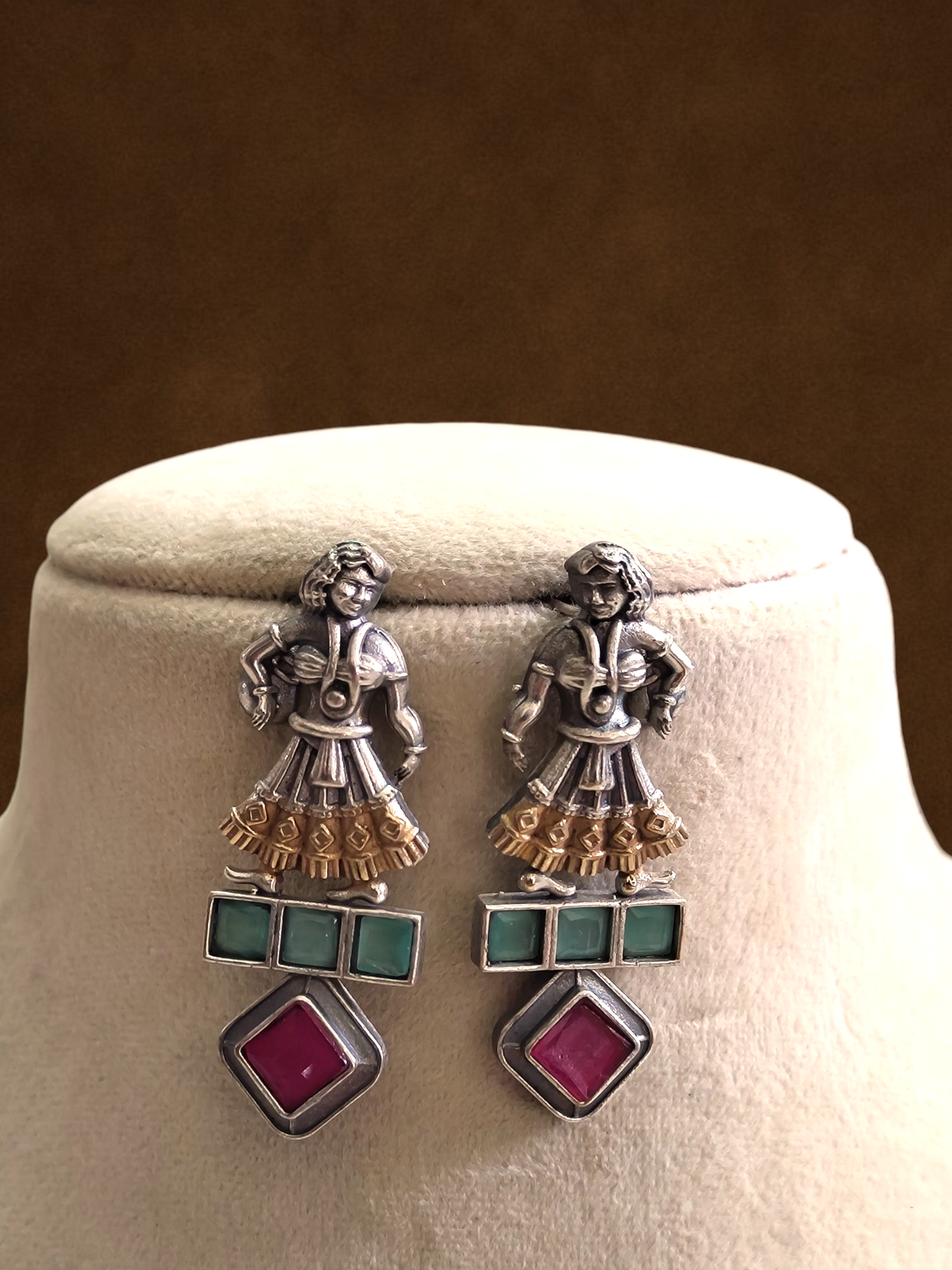 Veena statement earrings