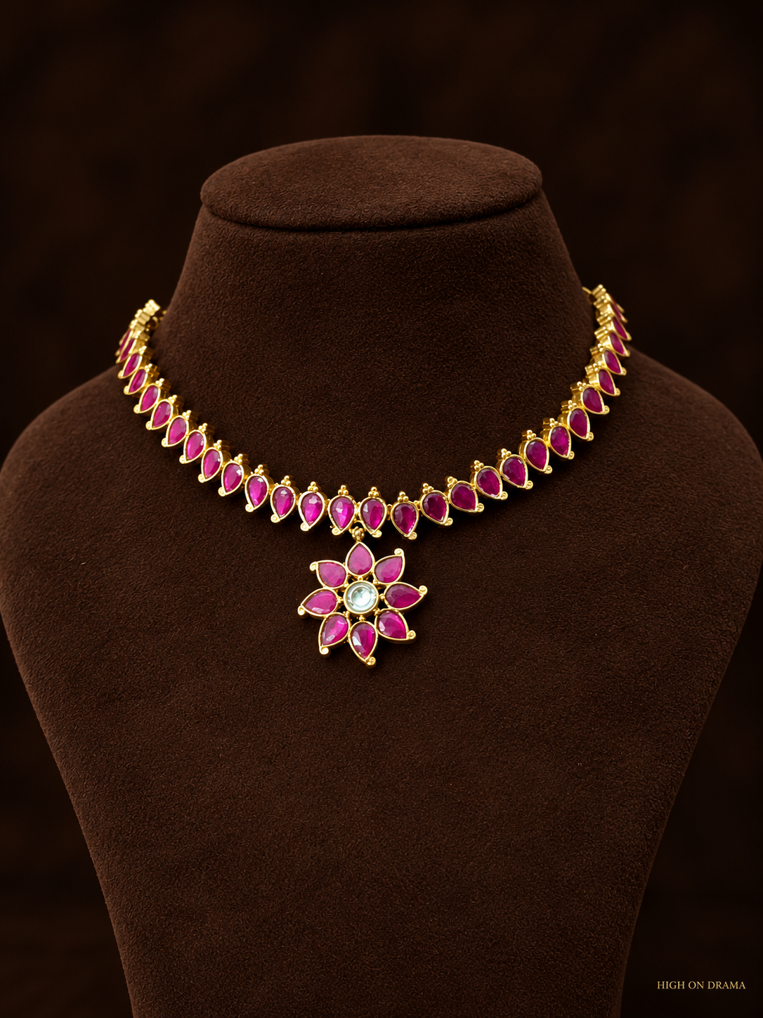 Mallika jadau necklace