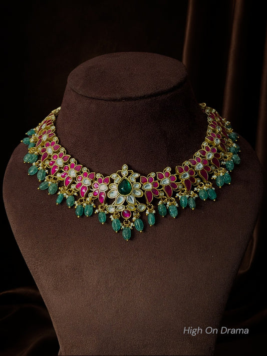 MAHIMA JADAU KUNDAN NECKLACE