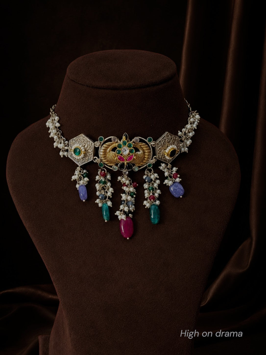 Nirali statement necklace set