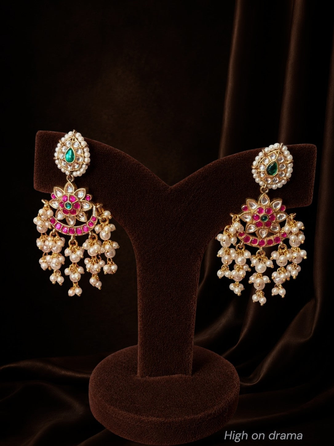 Nakshatra statement kundan set