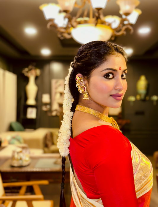 How to Choose & Style Kundan Earcuffs for Weddings, Sarees & Festive Wear