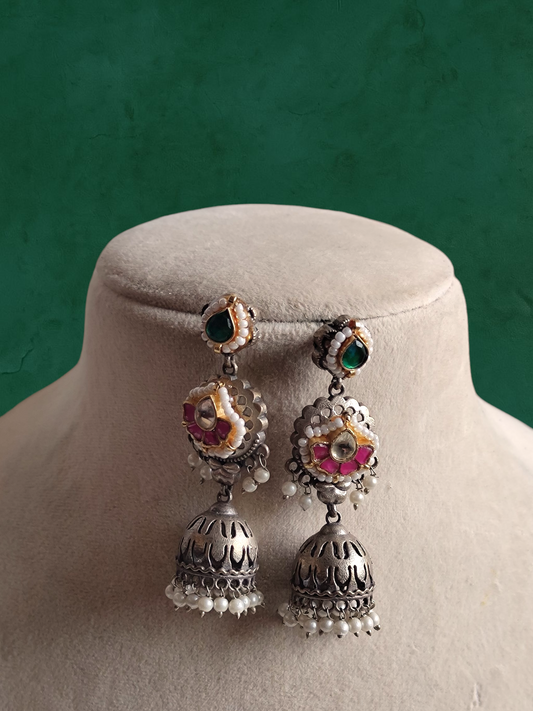 Raaha pachi kundan earing