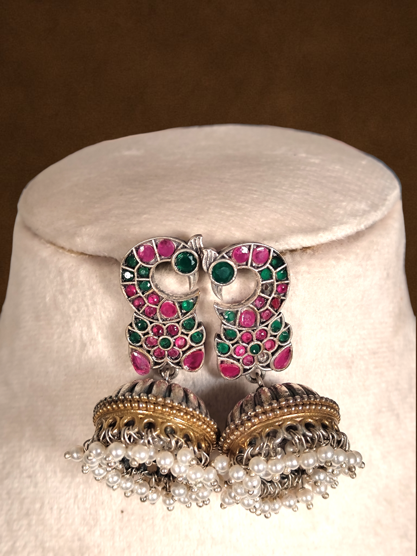 Akriti dual tone jhumka