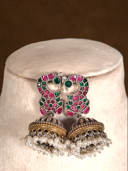 Akriti dual tone jhumka