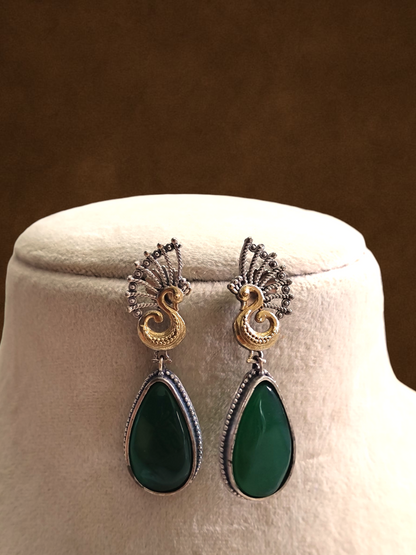 Hamsa dual tone danglers
