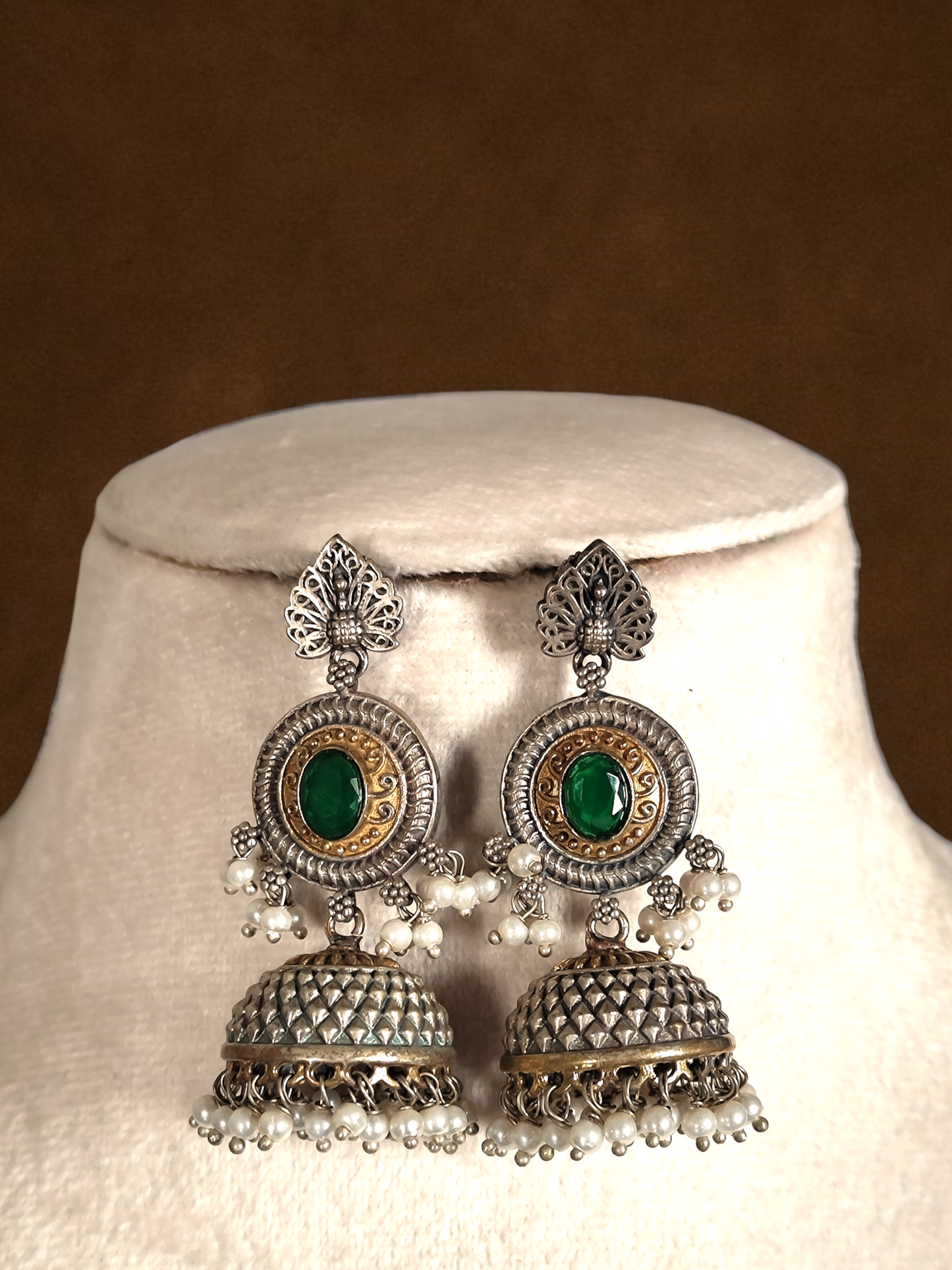 Kriya dual tone jhumka