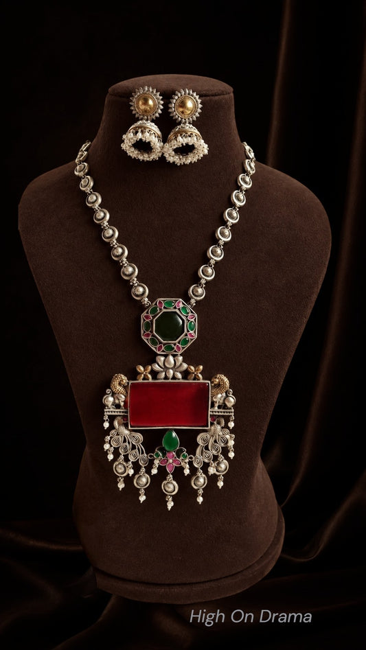 Sameera dual tone statement set