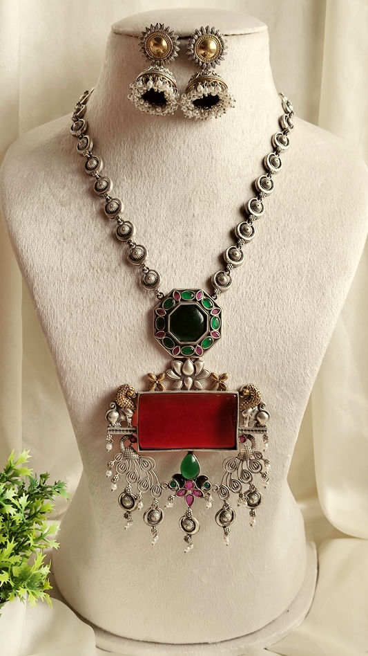 Sameera dual tone statement set
