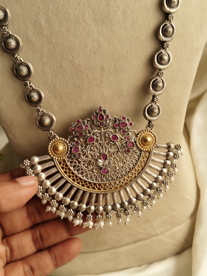 Padmahaar pink statement set