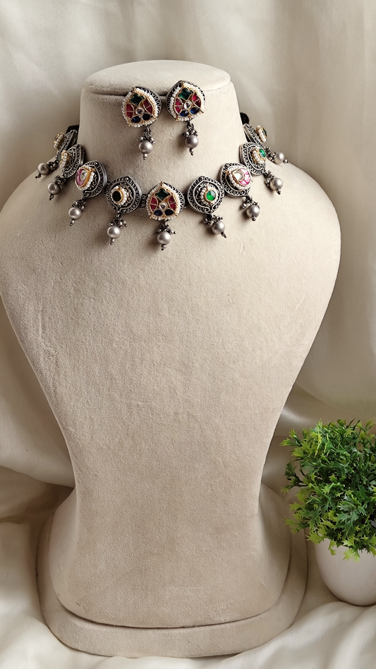Samaira fusion necklace set