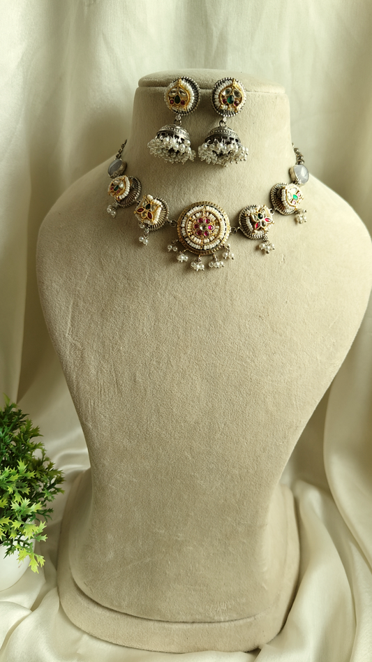 Abarnika statement choker set