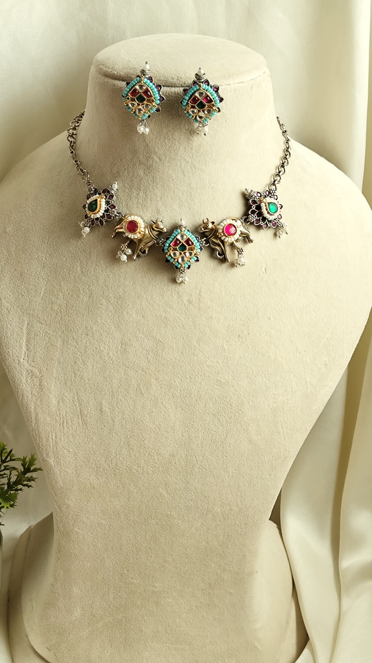 Aadhira fusion choker