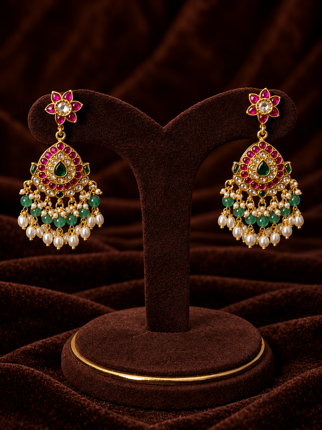 Kalki jadau kundan earrings