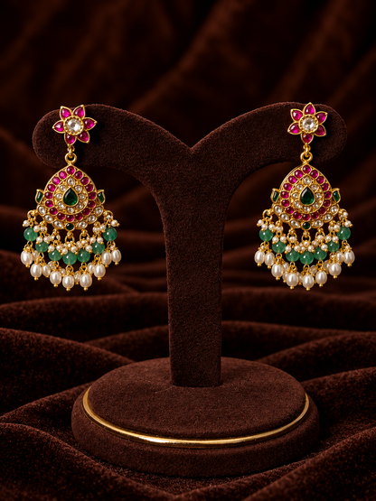Kalki jadau kundan earrings