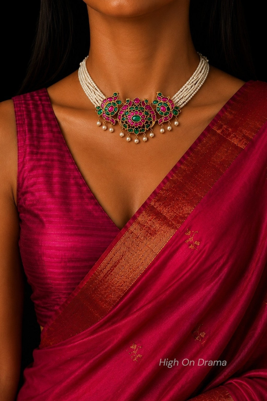 Raaga jadau kundan choker set