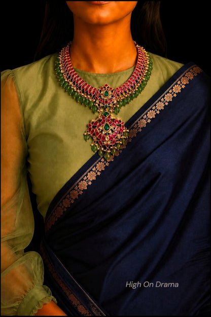 Gaurika jadau kundan statement necklace