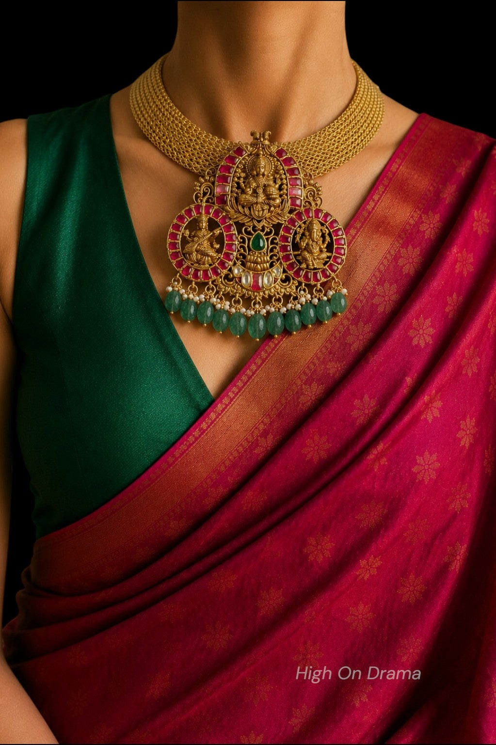 Manasvini statement necklace