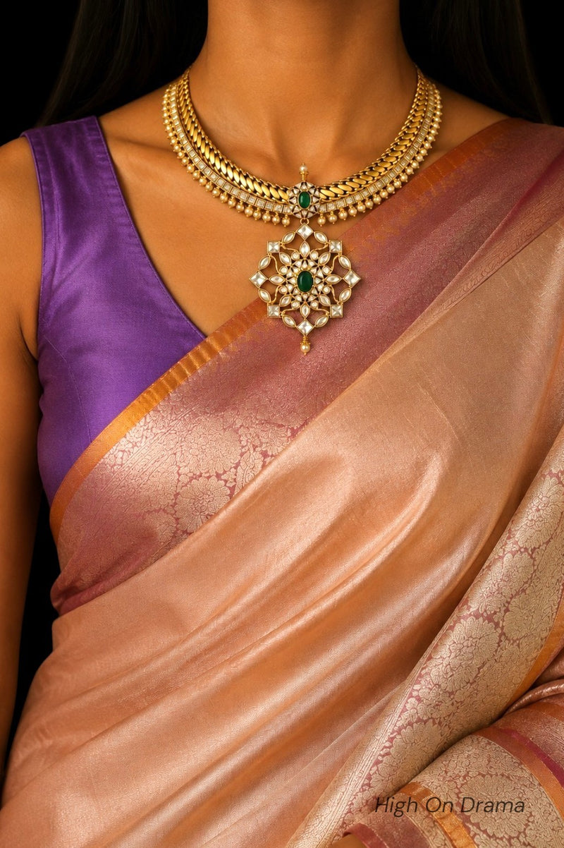 Amaira jilebi necklace set