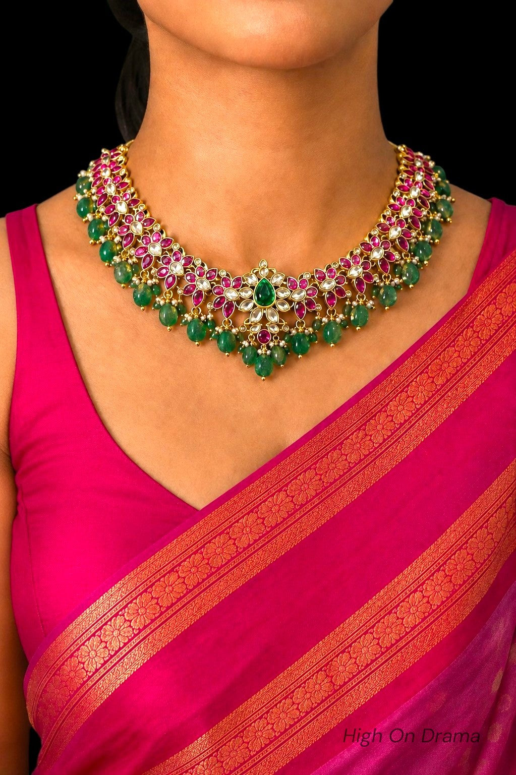 Mahima jadau kundan necklace