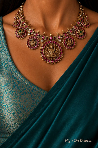 Bottu mala with earrings