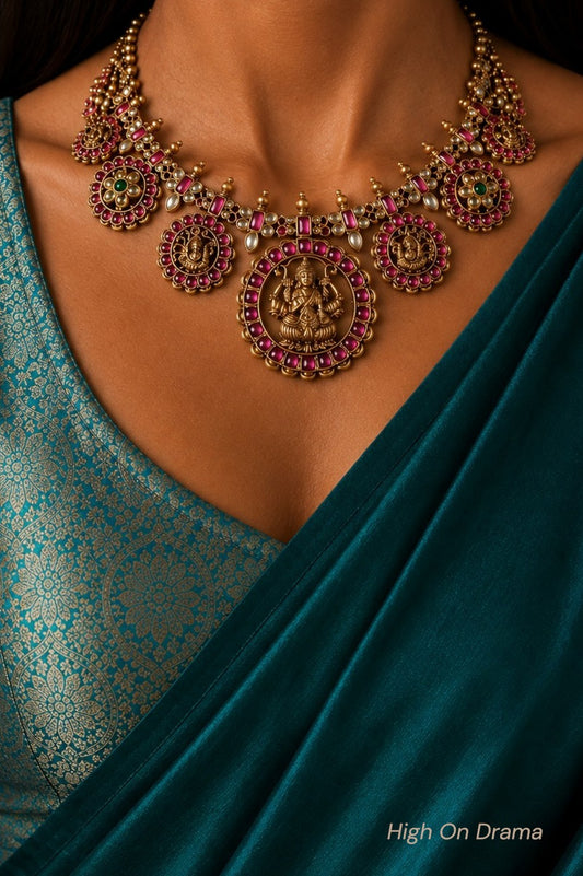 Bottu mala with earrings