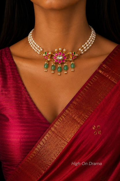 Kalki jadau choker