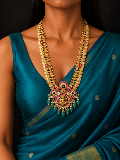 Harvika statement jadau kundan kasul mala