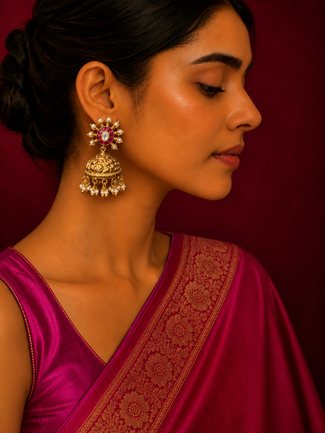 Meera Antique jhumka