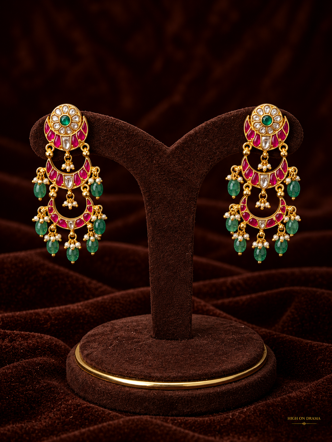 Krishaz layered chandbali