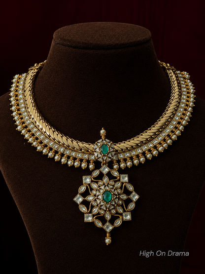 Amaira jilebi necklace set