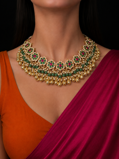 Mohita pachi kundan statement set
