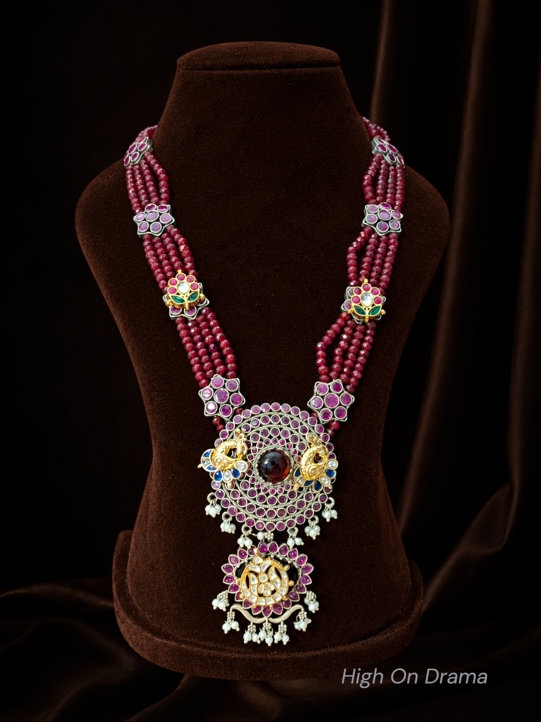 Gauri dual tone fusion statement set