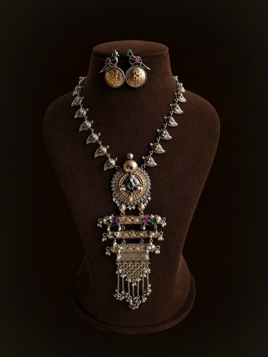 Resham statement necklace set