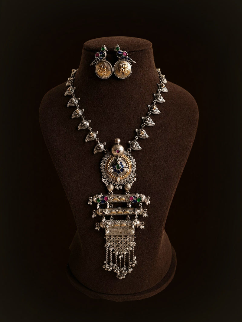 Resham statement necklace set