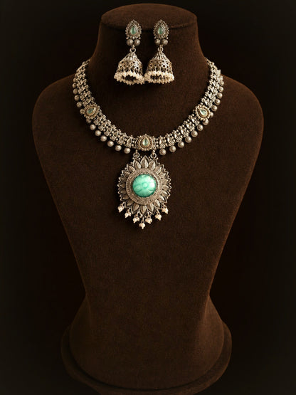 Indira statement necklace set