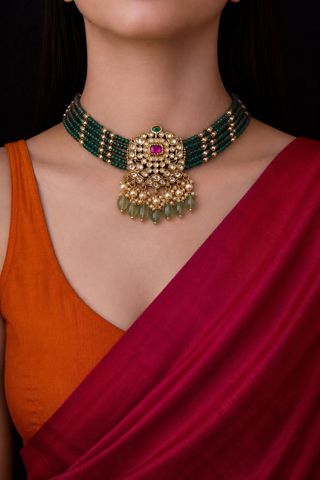 Riva heritage polki choker