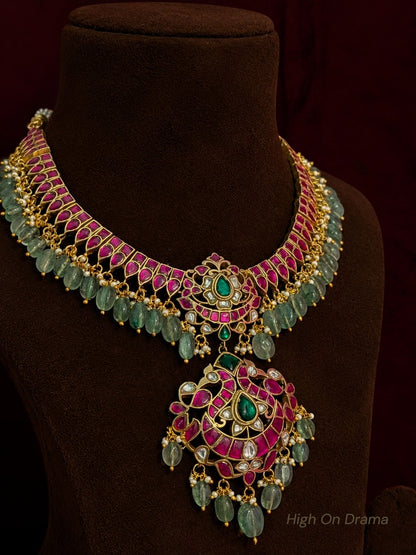 Gaurika jadau kundan statement necklace