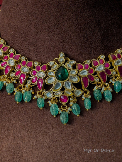 MAHIMA JADAU KUNDAN NECKLACE