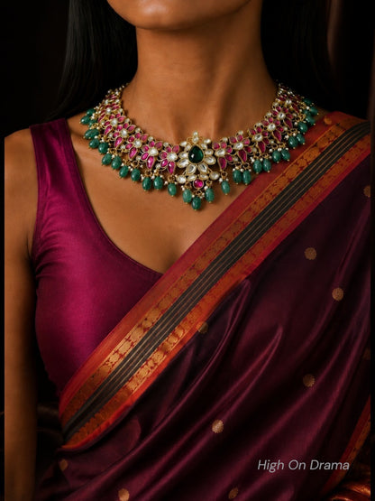 MAHIMA JADAU KUNDAN NECKLACE