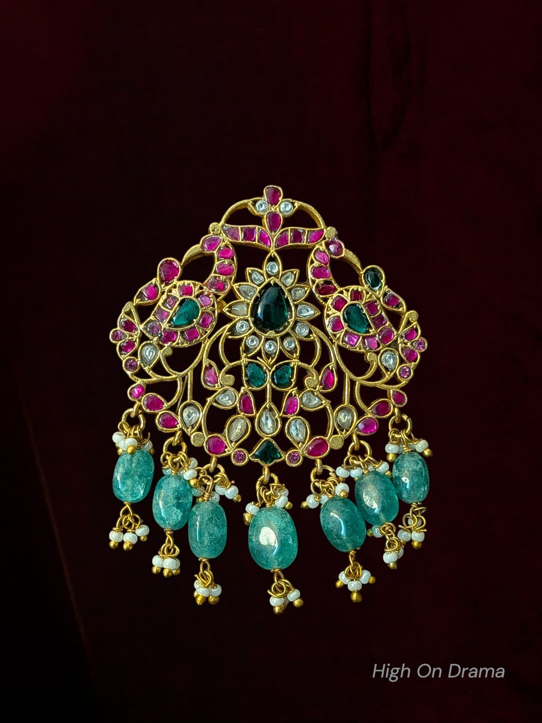 Aradhana jadau kundan hasli