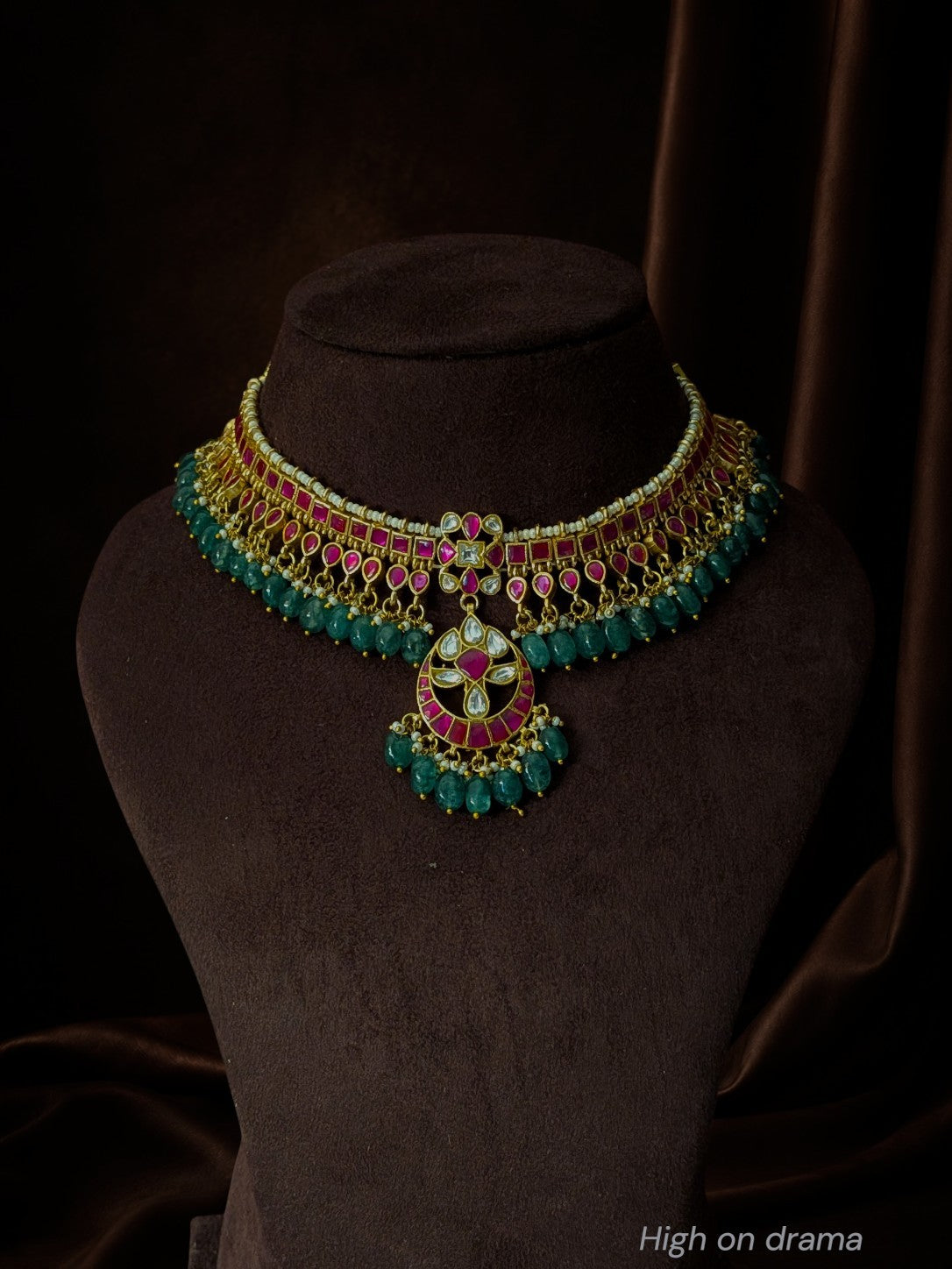 Nandhini jadau kundan necklace