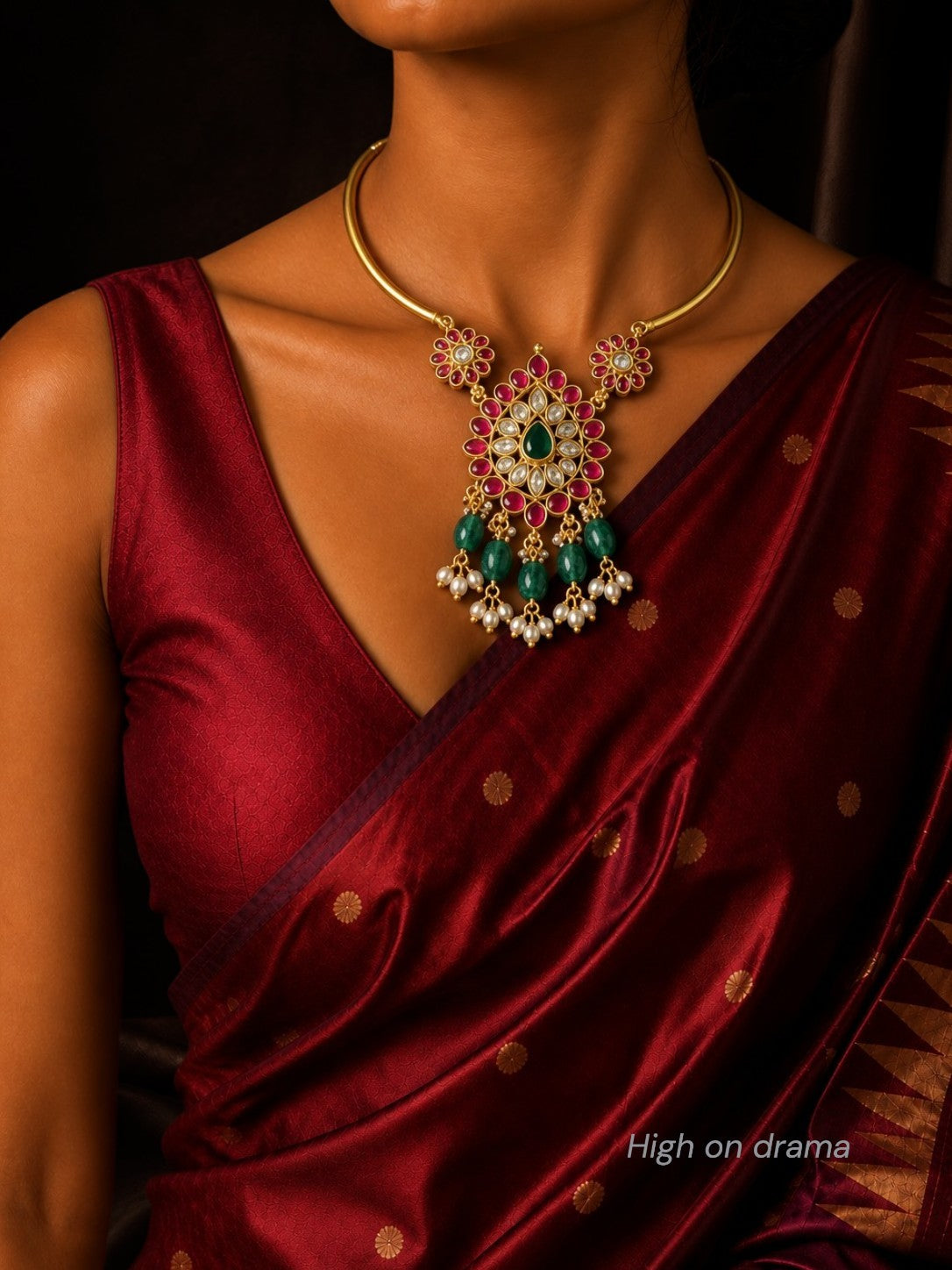 Niharika Jadau kundan hasli