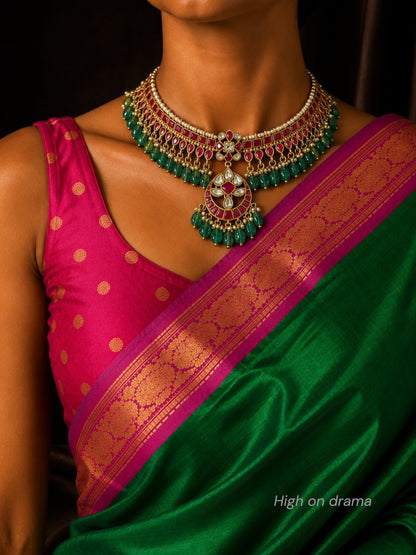 Nandhini jadau kundan necklace
