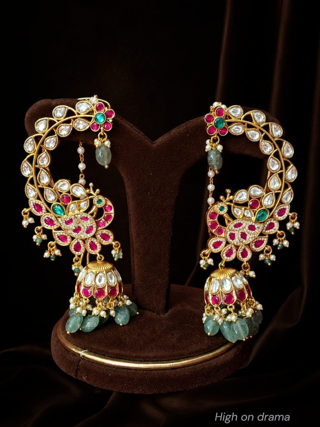 Sahana statement earcuff with ear chain